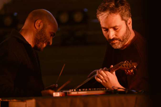  Sary Moussa and Abed Kobeissy performing Christmas in Mourning by Tess Janssen